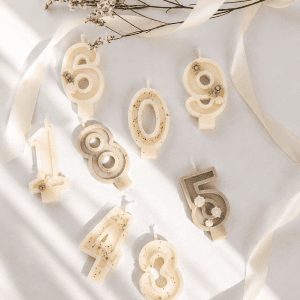Bougie d’anniversaire personnalisée