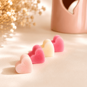 Fondants Cœurs (lot de 15) & Brûleur Cœur