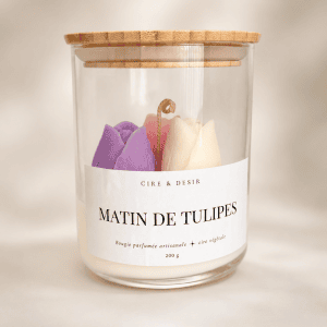 Bougie parfumée Matin de Tulipes